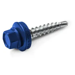 Wkręt farmerski do drewna 4,8x100 mm w kolorze RAL 5010 opakowanie 100 szt.